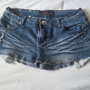 Material Girl Blue Denim Shorts